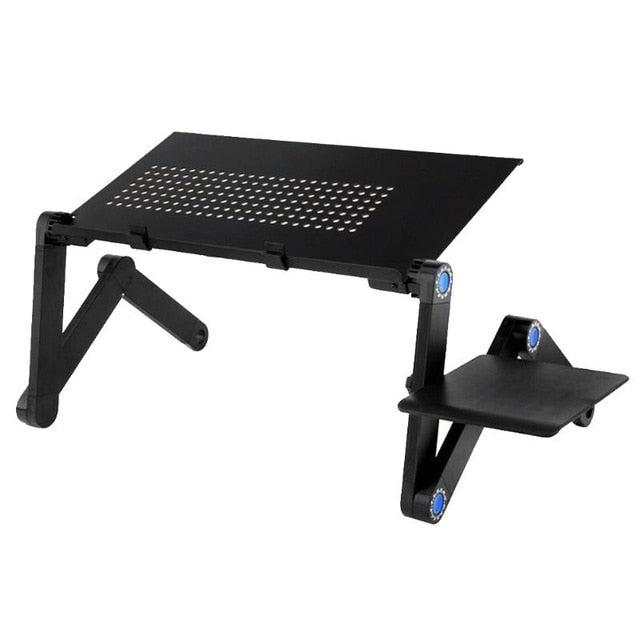 Adjustable Laptop Standing Desk Ergonomic Portable With Mouse Pad
