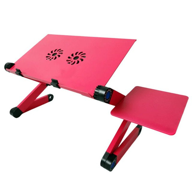Adjustable Laptop Standing Desk Ergonomic Portable With Mouse Pad